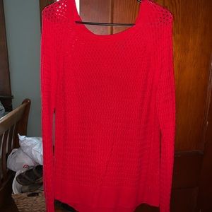 Red AE sweater